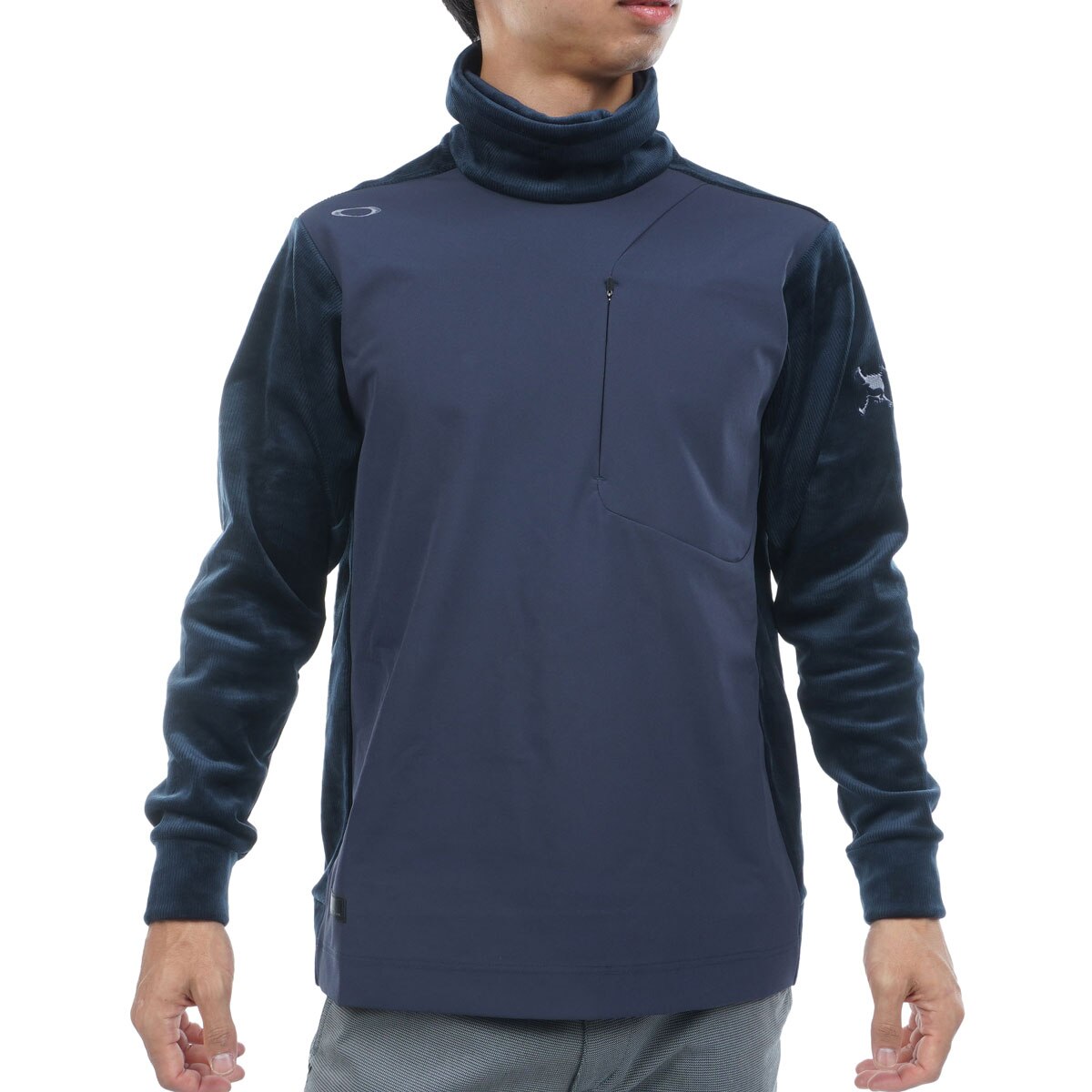 スカル ストレッチ 5.0 COMFORTABLE タートルネックプルオーバー(中間