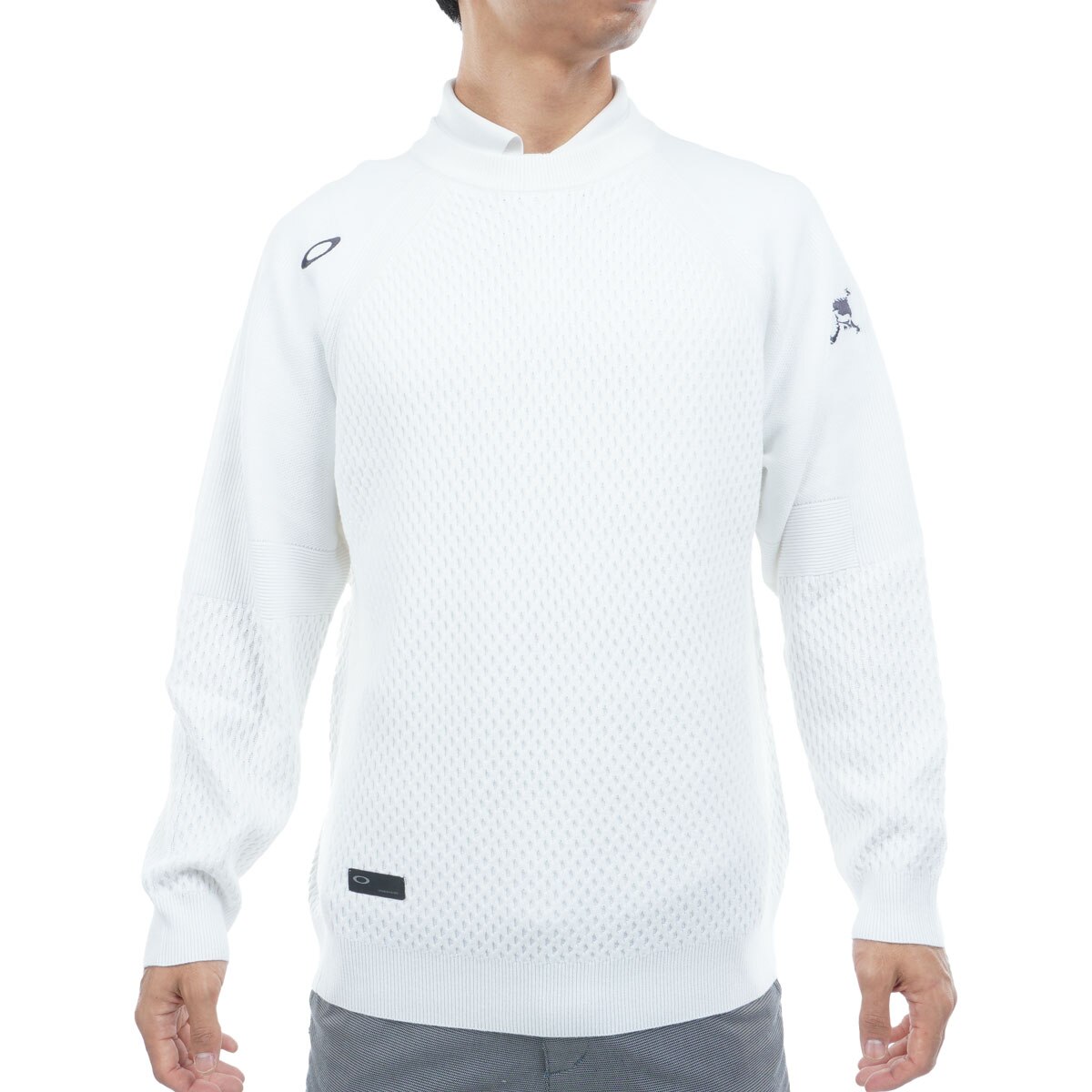 オークリー XXL フロント立体ロゴ 保温セーター ストレッチ ゴルフ XXL オークリー フロント立体ロゴ 保温セーター ストレッチ ゴルフ