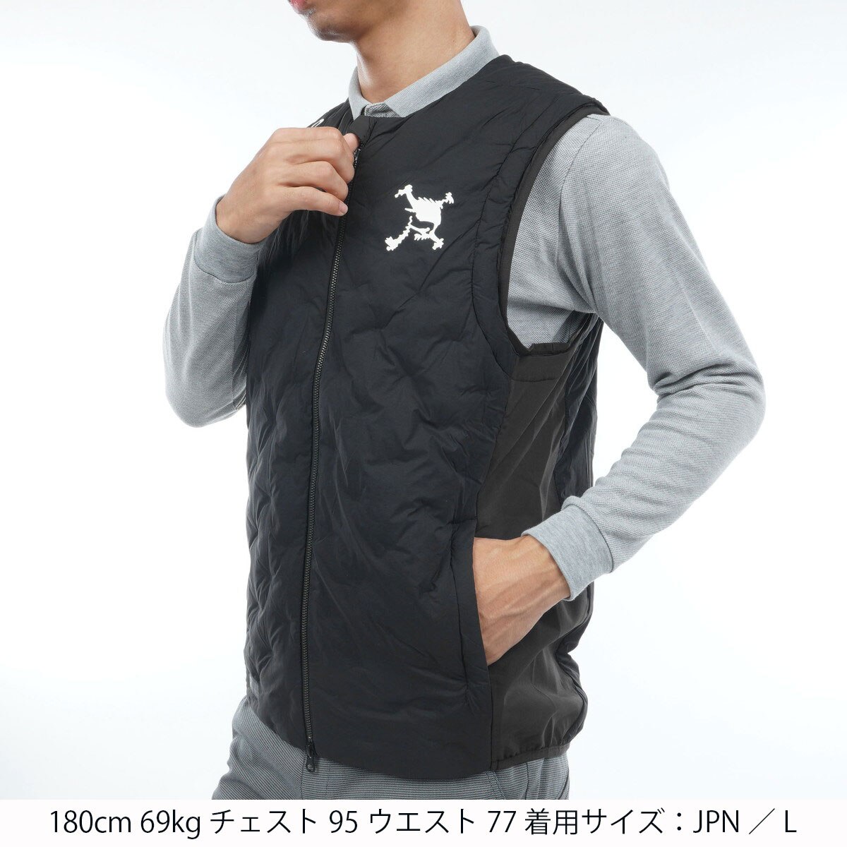 スカル ストレッチ TUBULAR 中綿ベスト(ベスト)|OAKLEY