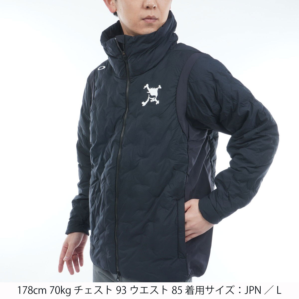 スカル ストレッチ IDEALLY HYBRID 中綿ジャケット(アウター(ブルゾン