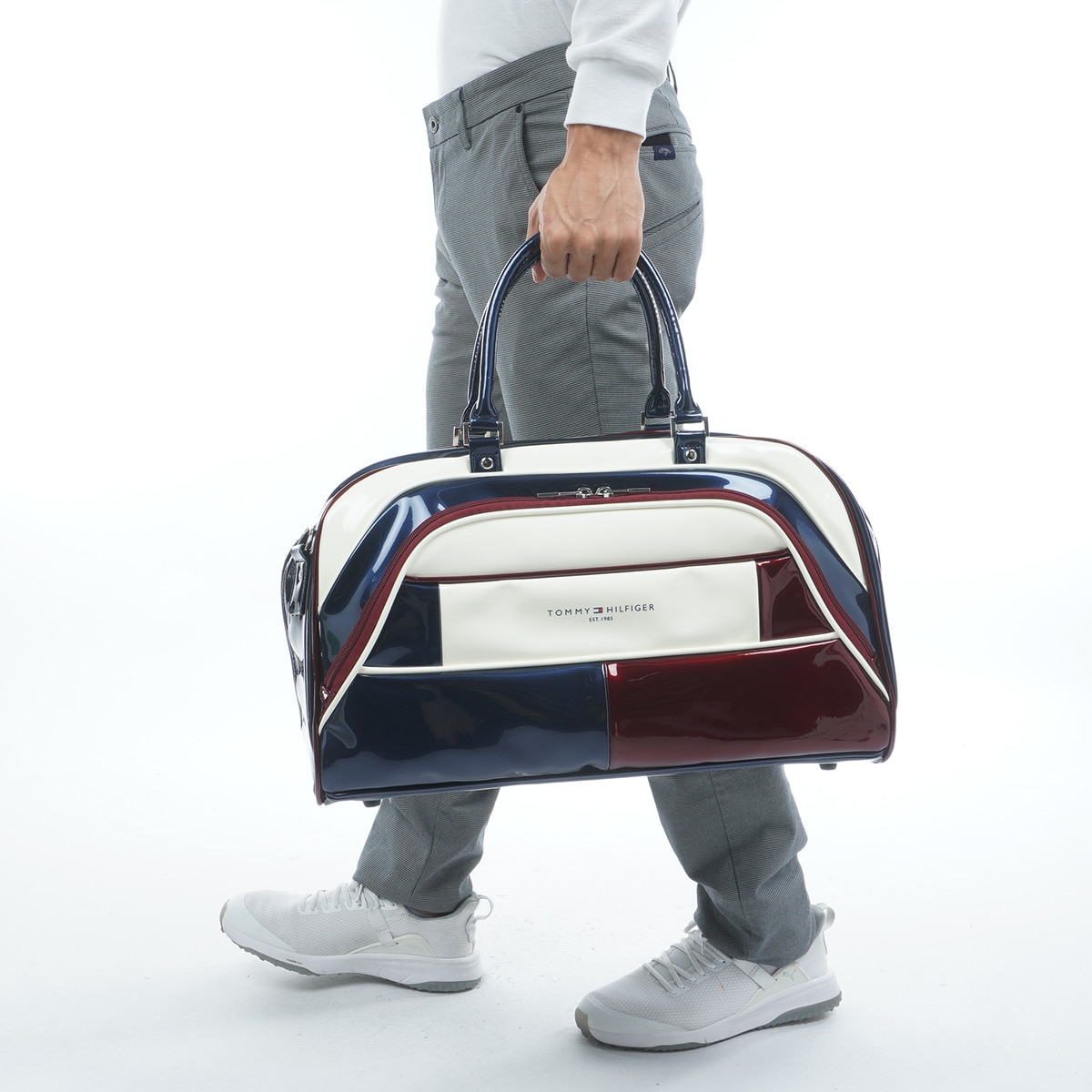 エナメルスポーツ ボストンバッグ(ボストンバッグ)|TOMMY HILFIGER