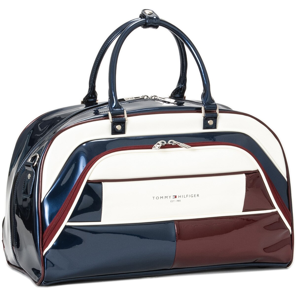 ★新品未使用★ トミーヒルフィガー エナメル ゴルフ ボストンバック エナメルスポーツボストンバッグ | トミー ヒルフィガー ゴルフ