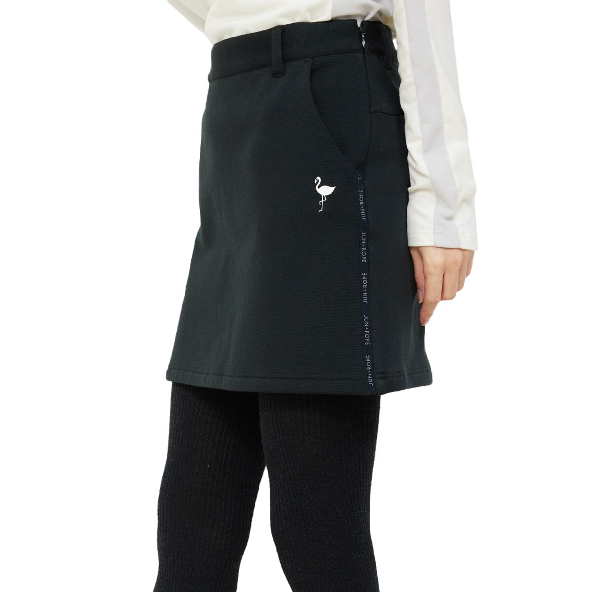 JUN&ROPE ゴルフウェア スカート インナーパンツ付き S ネイビー JUN&ROPE ゴルフウェア スカート インナーパンツ付き S ネイビー