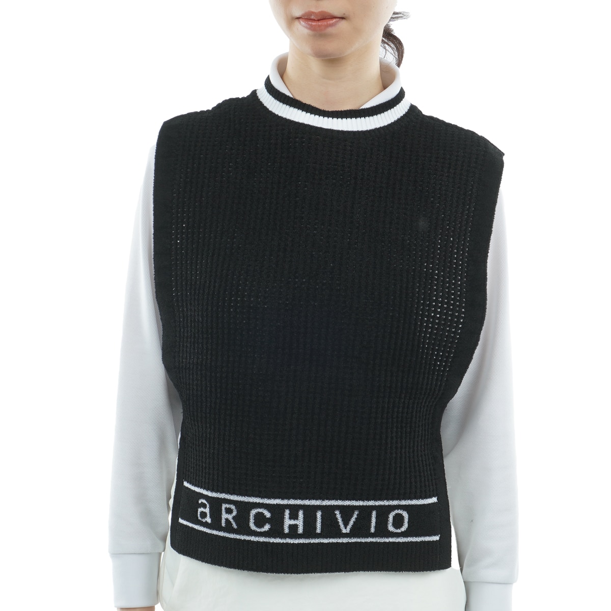 モールニットメッシュベスト レディス(ベスト)|archivio