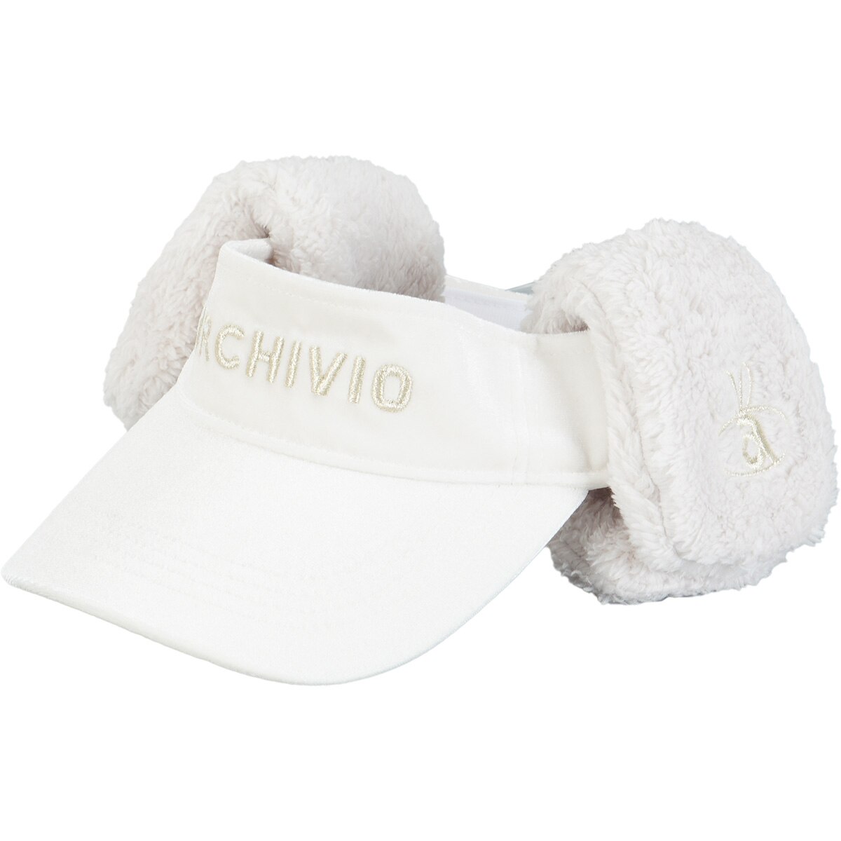 2WAY 耳当て付きサンバイザー レディス(【女性】バイザー)|archivio