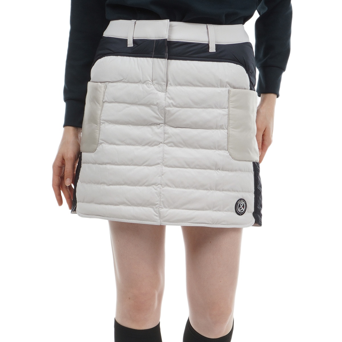 and per se 中綿スカート M セール・アウトレット】エナジーコクーン ストレッチ 中綿スカート