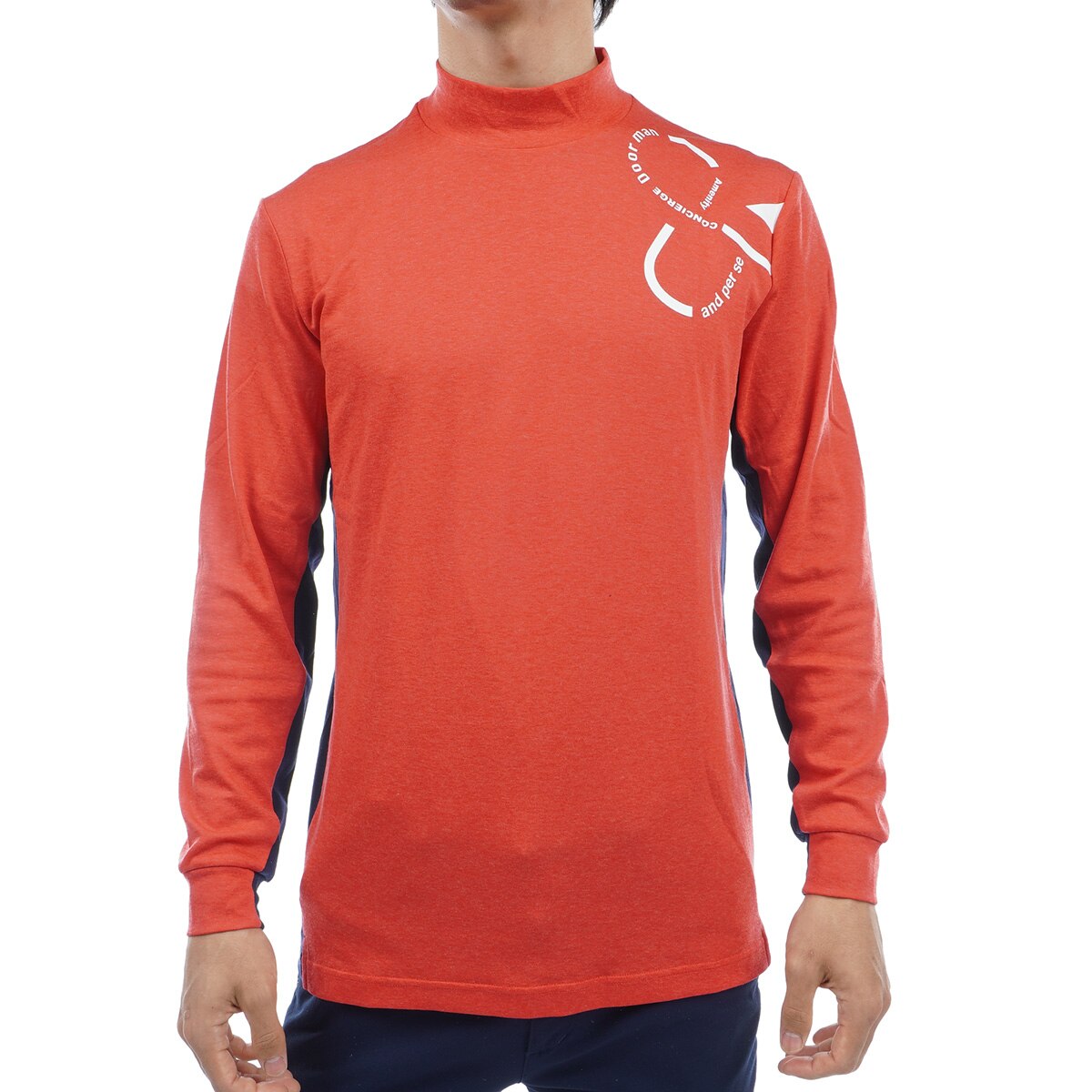 【新品】and per se ウールmixメリノ ストレッチ ハイネック長袖 セール・アウトレット】ウールmixメリノ ストレッチ ハイネック