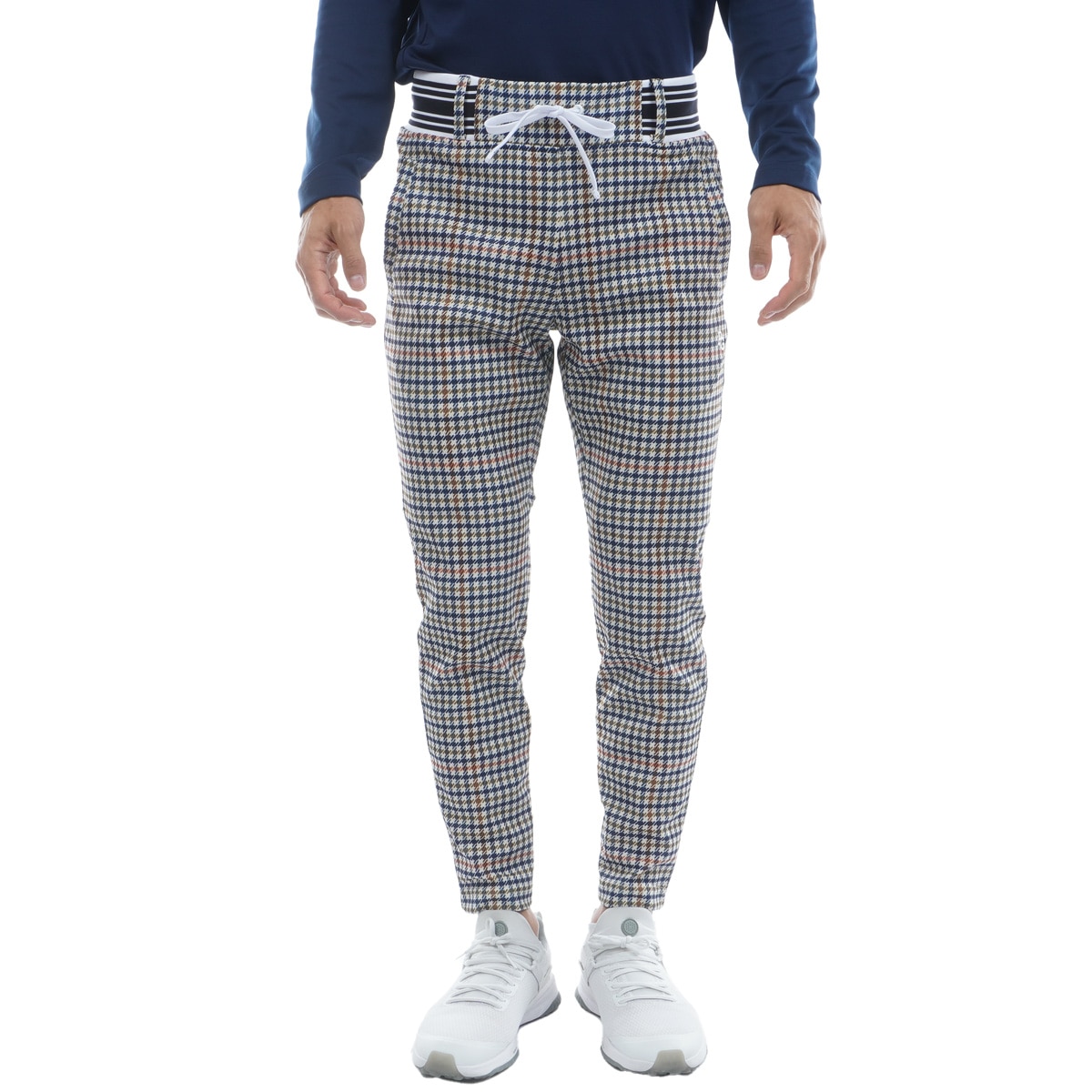 新品 パーリーゲイツゴルフ 秋冬 チェック柄 ストレッチパンツ/5(80-84) 新品 パーリーゲイツゴルフ 秋冬 チェック柄 ストレッチパンツ/5