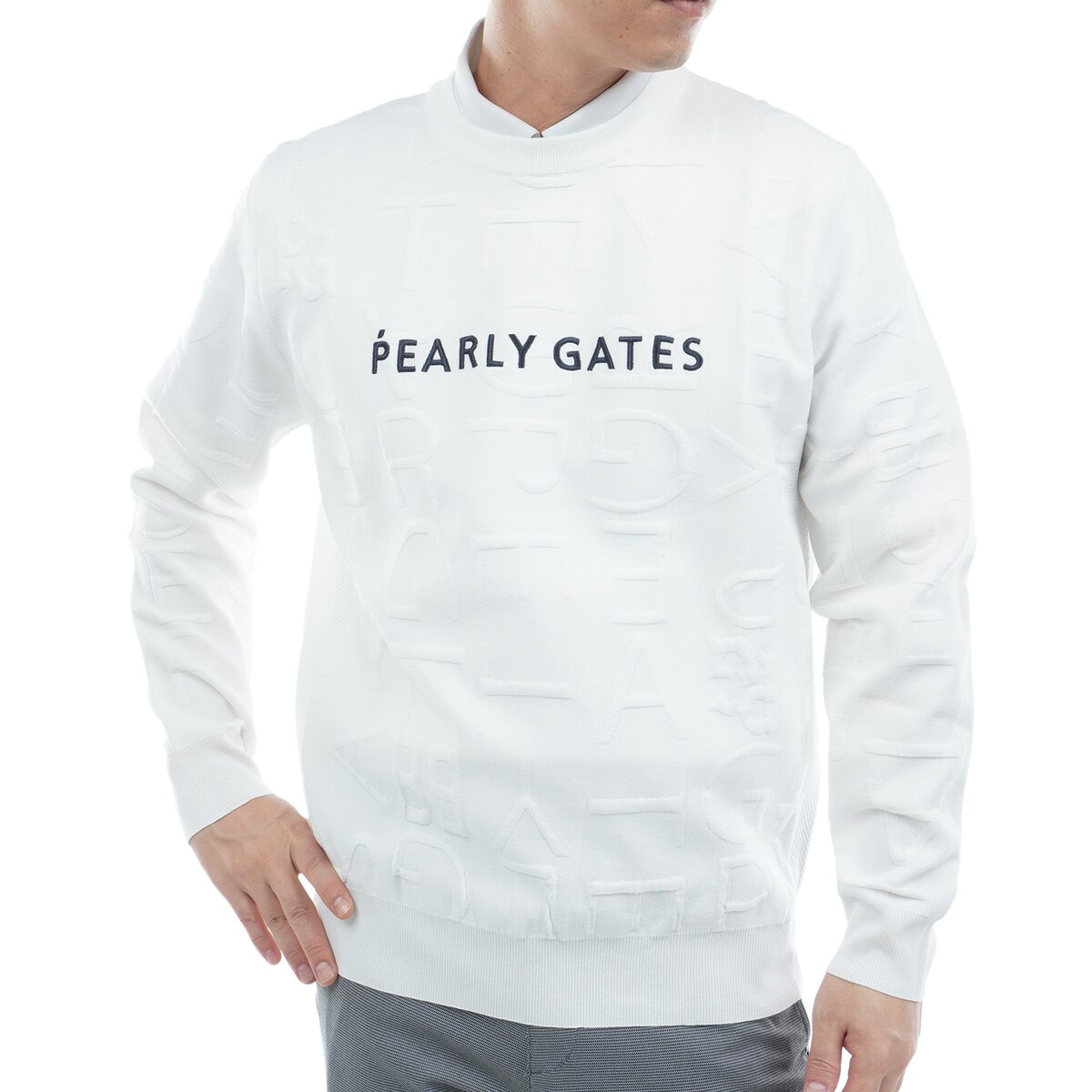 新品☆パーリーゲイツ　セーター　白　　PEARLY GATES　4 Pearly gates パーリーゲイツ ラビット ニット セーター うさぎ 白