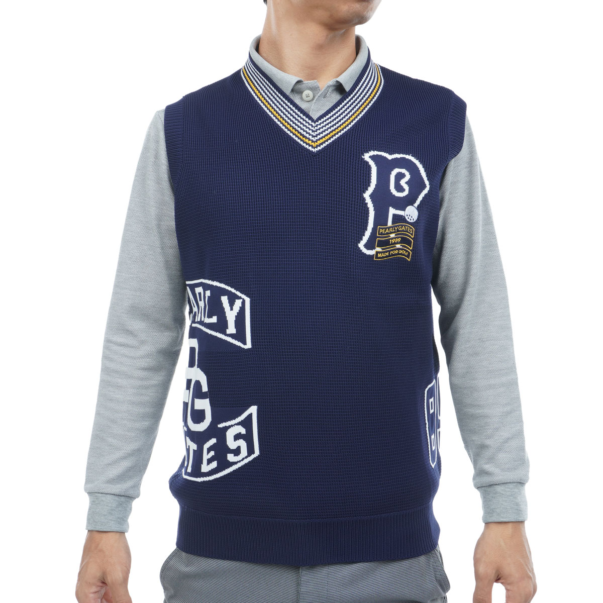 ジャカードニットベスト(ベスト)|PEARLY GATES(パーリーゲイツ