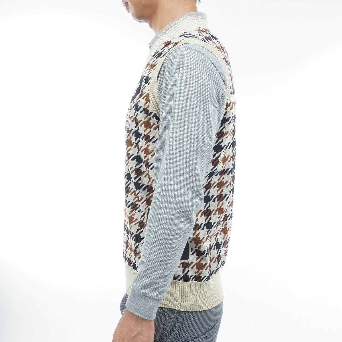 PEARLY GATES スカル柄 ニットベスト サイズ5 PEARLY GATES スカル柄 ニットベスト サイズ5