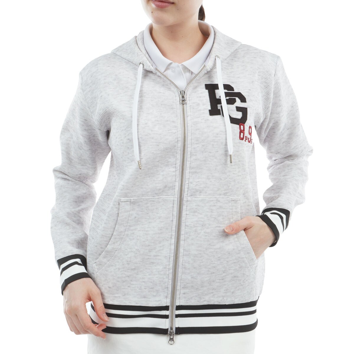 G/FORE 人気 ジーフォア パーカーゴルフウェア レディース ホワイト