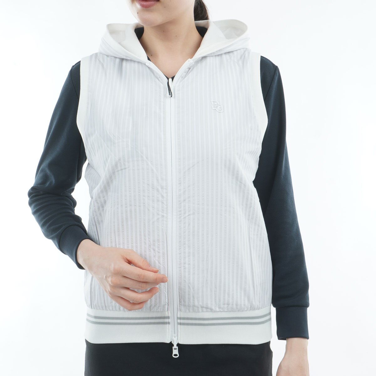 ジャカード リバーシブルニットベスト レディス(ベスト)|PEARLY GATES