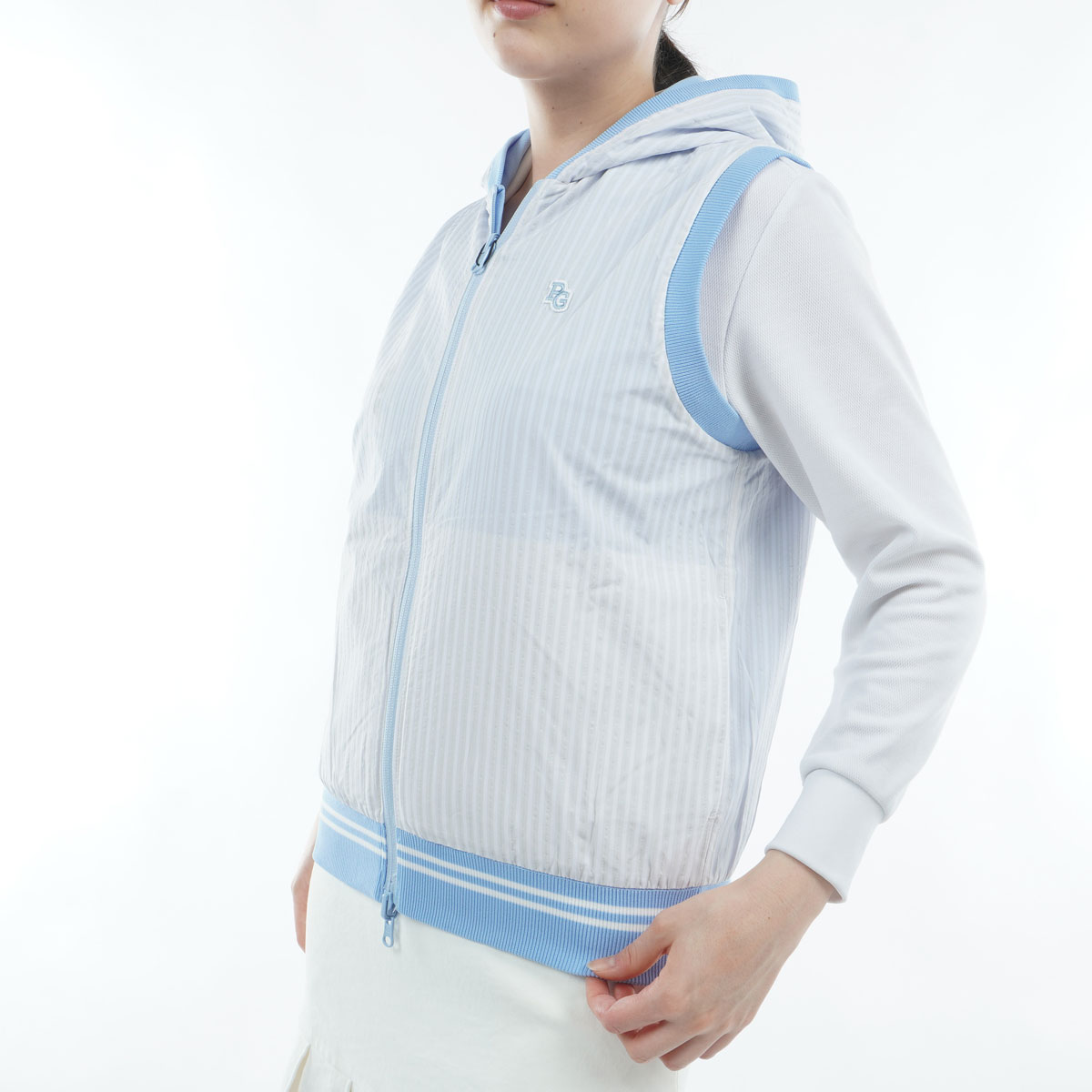 ジャカード リバーシブルニットベスト レディス(ベスト)|PEARLY GATES