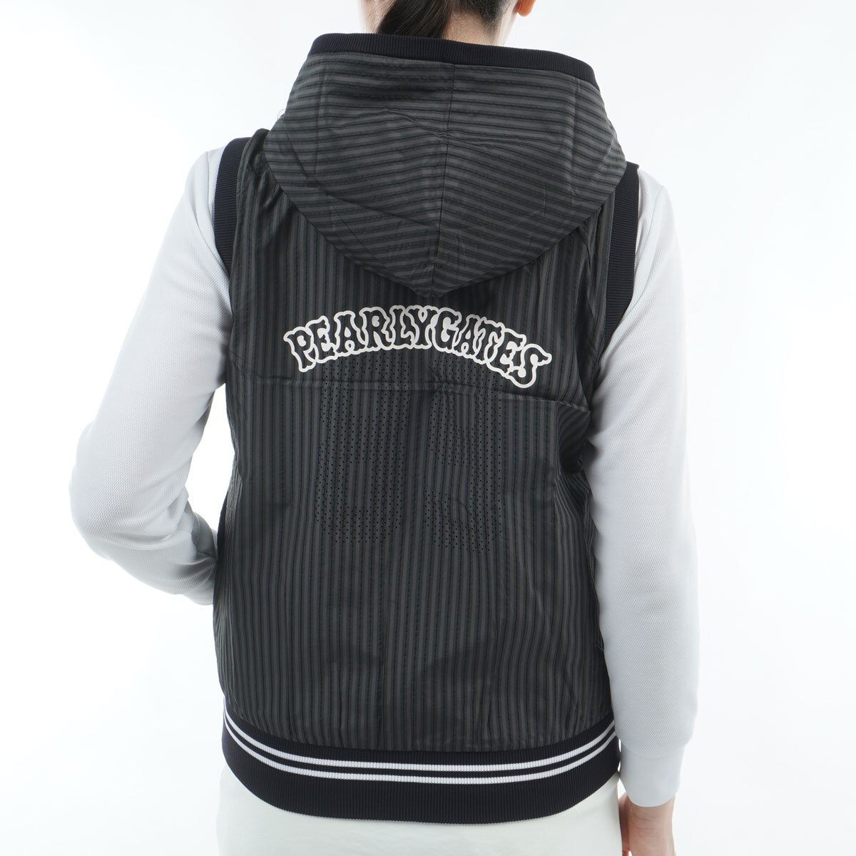 ジャカード リバーシブルニットベスト レディス(ベスト)|PEARLY GATES