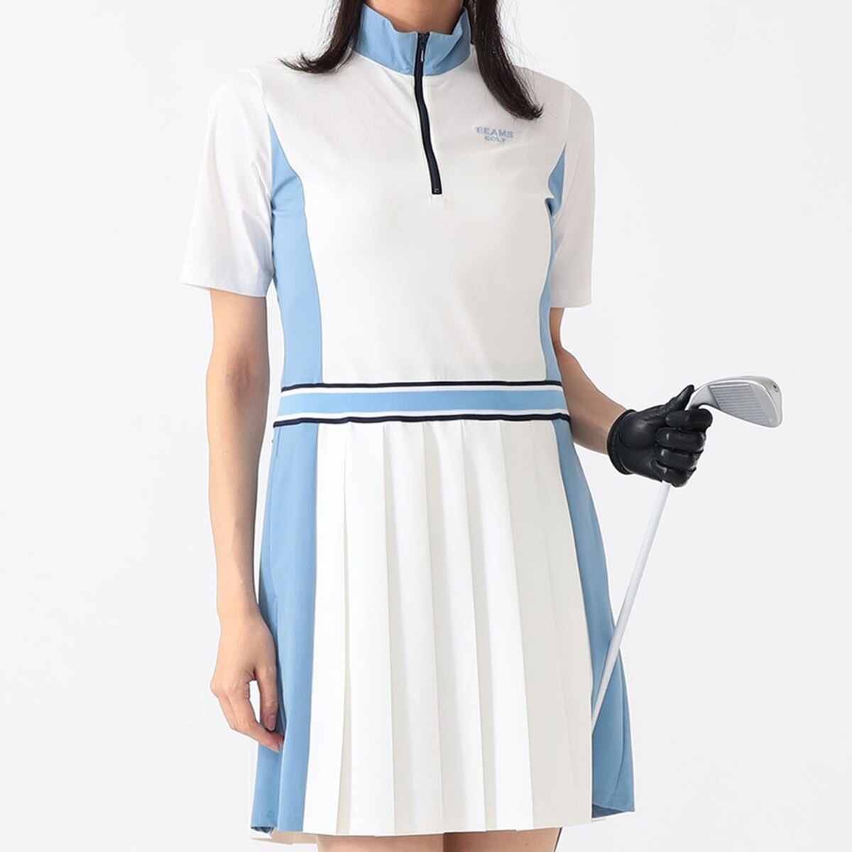 BEAMS GOLF ビームゴルフウェアトリコット ストライプ ワンピース BEAMS GOLF（ビームス ゴルフ）PURPLE LABEL / ボーダーニット