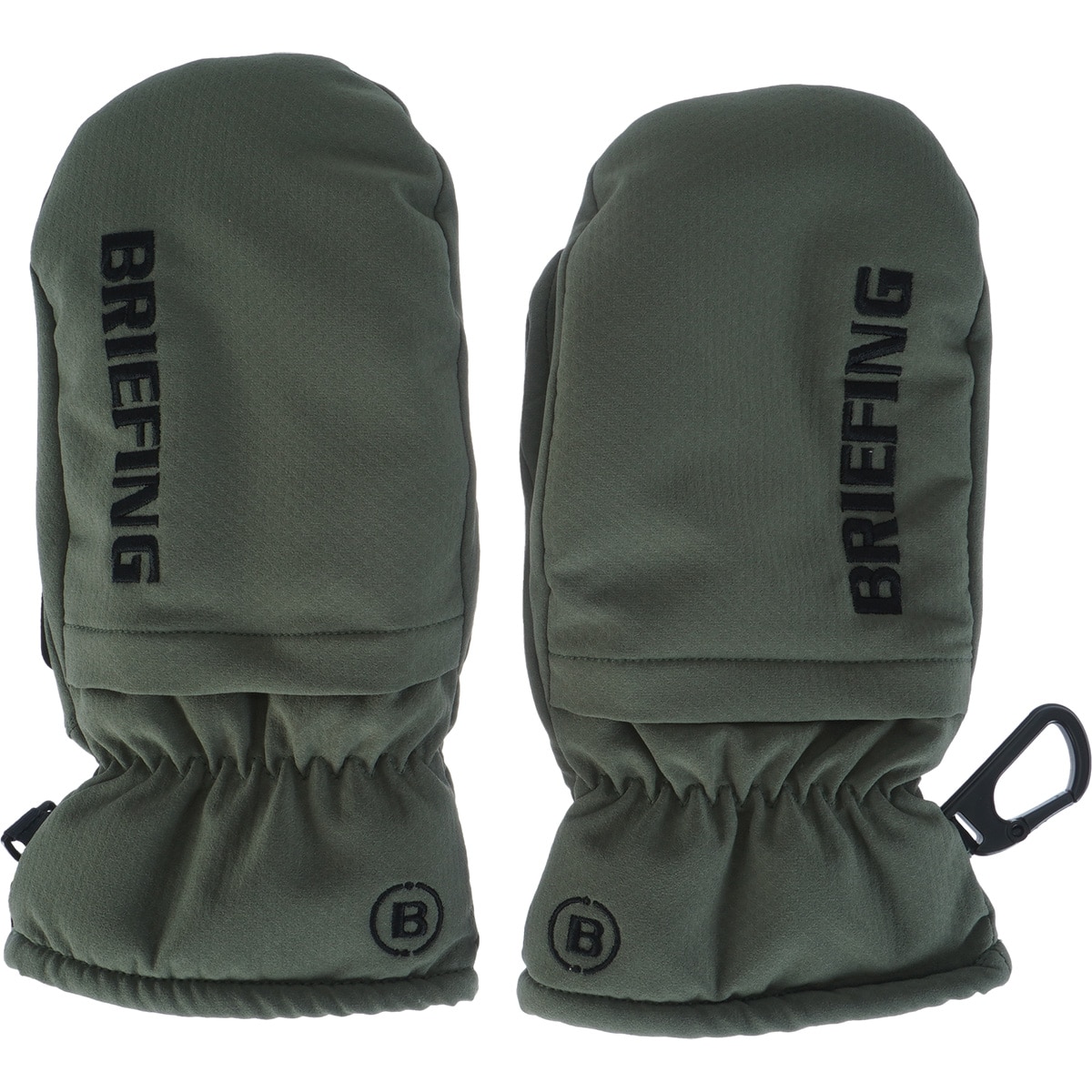 BRIEFING ミトン グレー ストームフリース ウォームミトン 両手用(【男性】グローブ)|BRIEFING