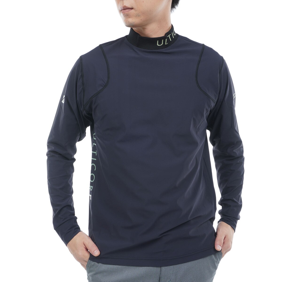 4Dimotion Fit ストレッチ モックネック長袖シャツ(長袖シャツ