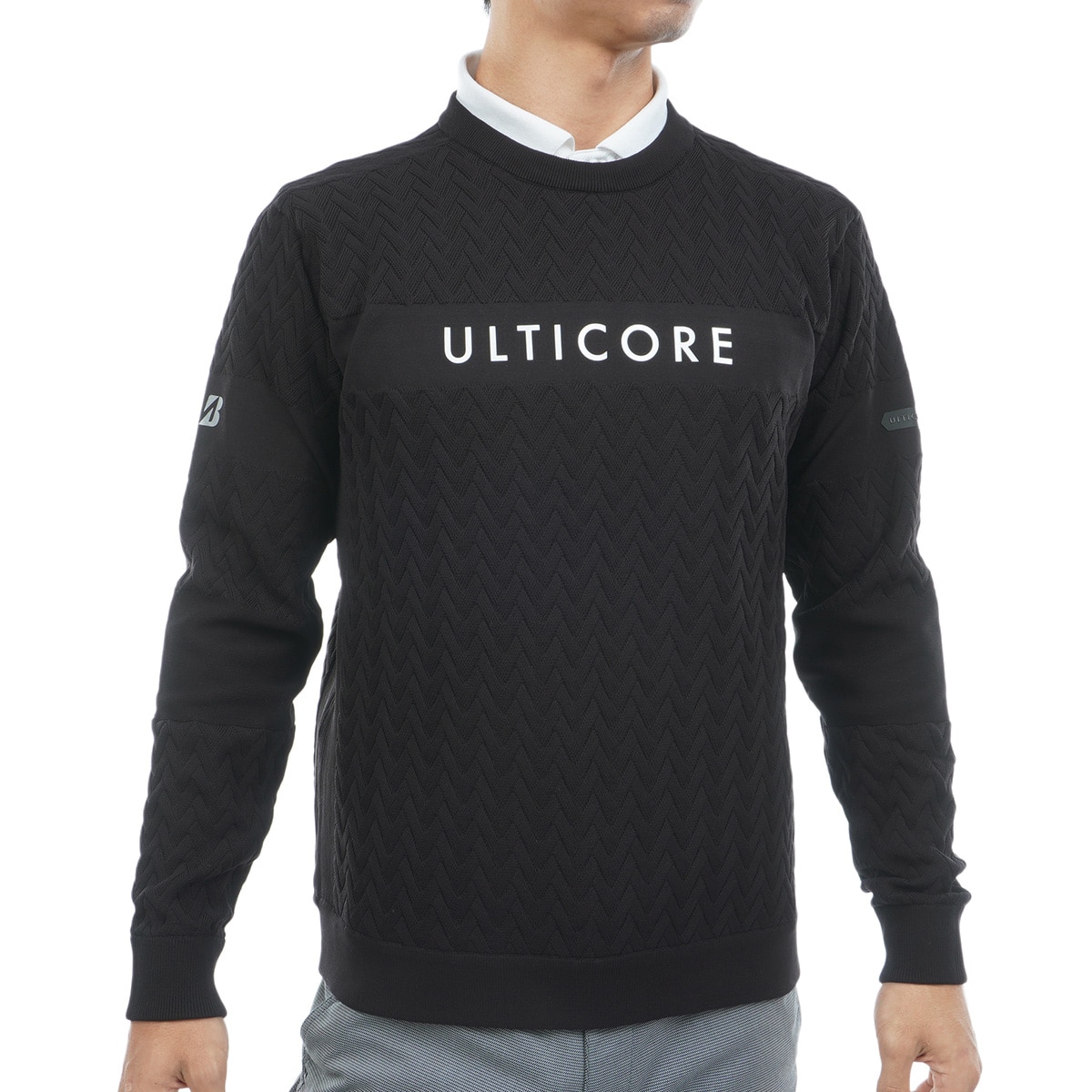 ブリヂストン ULTICORE 　長袖セーター　ブラック　Mサイズ 0000794848_01.jpg?h=600&w=600