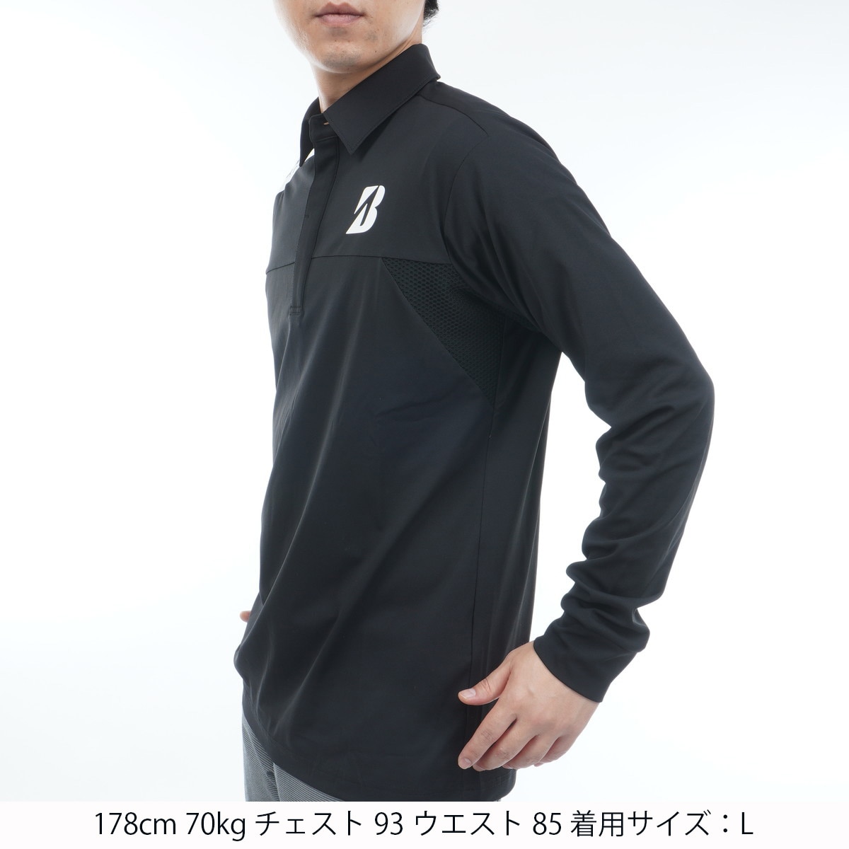 CPG GOLFブラック 長袖ポロシャツ サイズ2 CPG GOLFブラック 長袖ポロシャツ サイズ2 ポロシャツ | メンズ