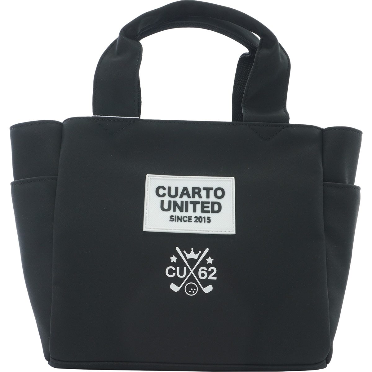 ロゴフェイクレザーカートバッグ(ラウンドバッグ)|CUARTO UNITED