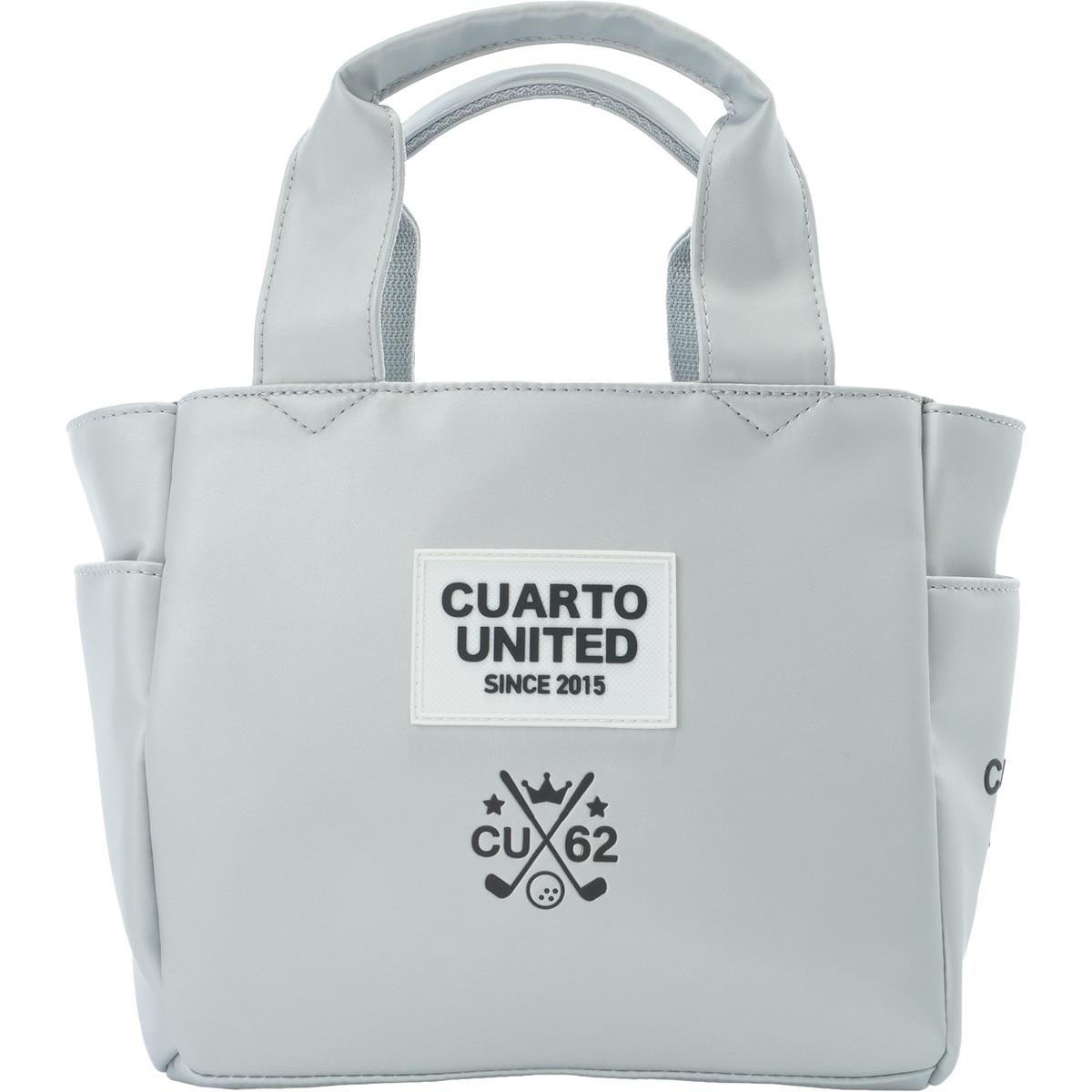 ロゴフェイクレザーカートバッグ(ラウンドバッグ)|CUARTO UNITED