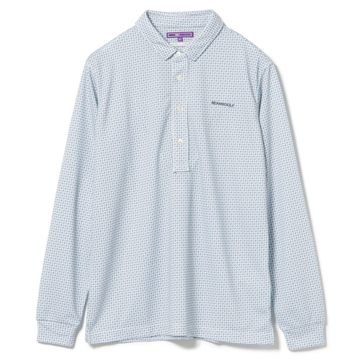 ビームスゴルフ パープルレーベル ポロシャツ 日本製 イエロー Lサイズ BEAMS GOLF PURPLE LABEL(ビームスゴルフパープルレーベル