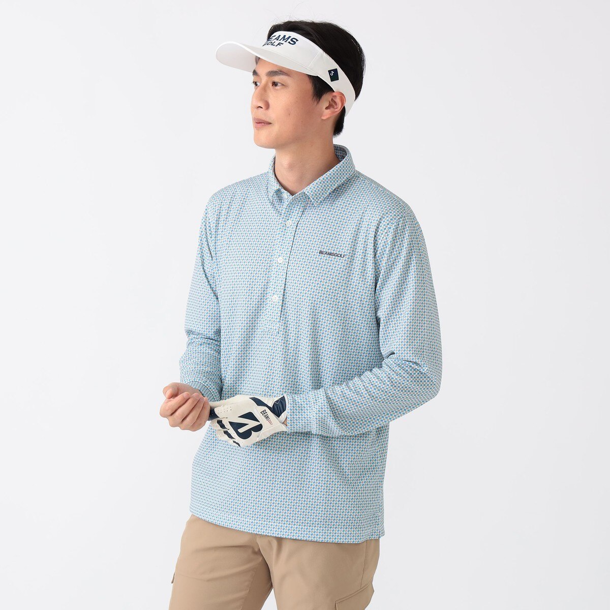 ビームスゴルフ　長袖ポロシャツ BEAMS GOLF（ビームス ゴルフ）PURPLE LABEL / スフィダンテ ベア
