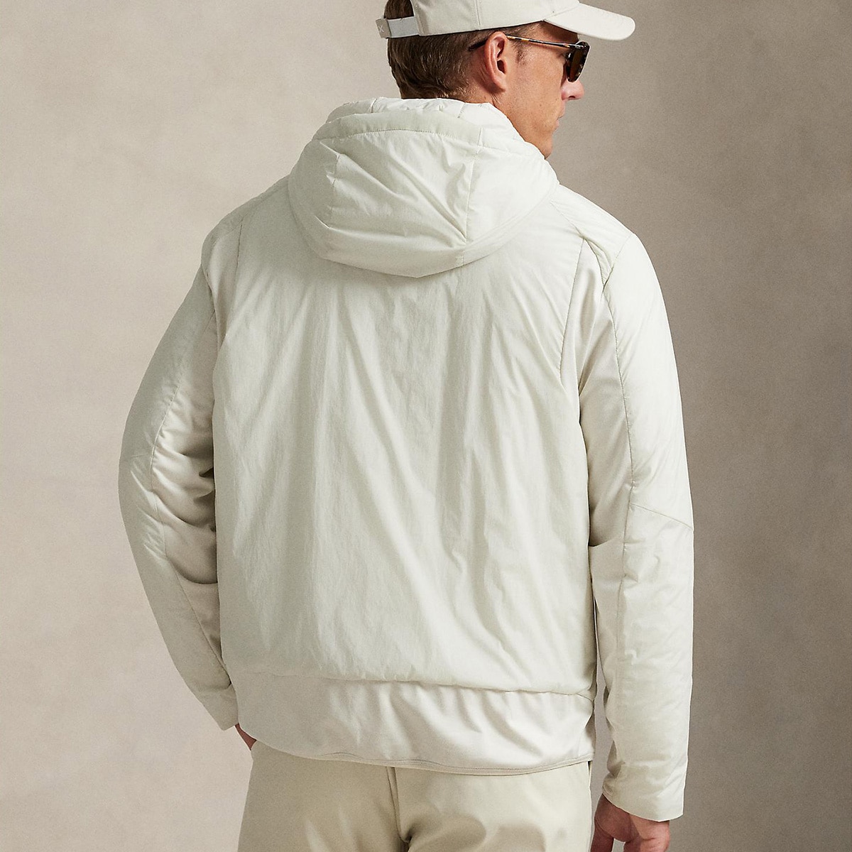 RLX ストレッチ フーデッド ハーフジップジャケット(アウター