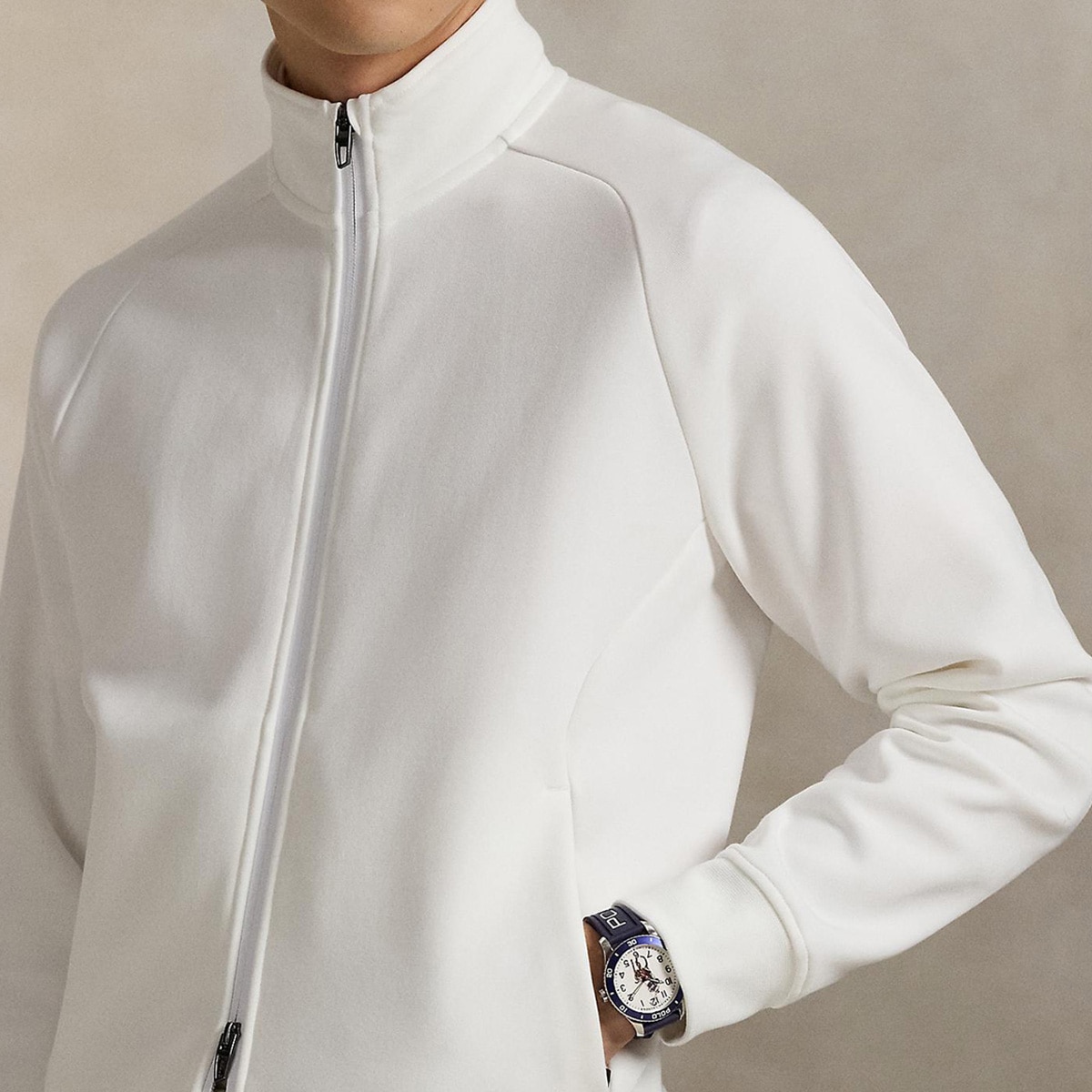 RLX ダブルニット モックネックジャケット(アウター(ブルゾン