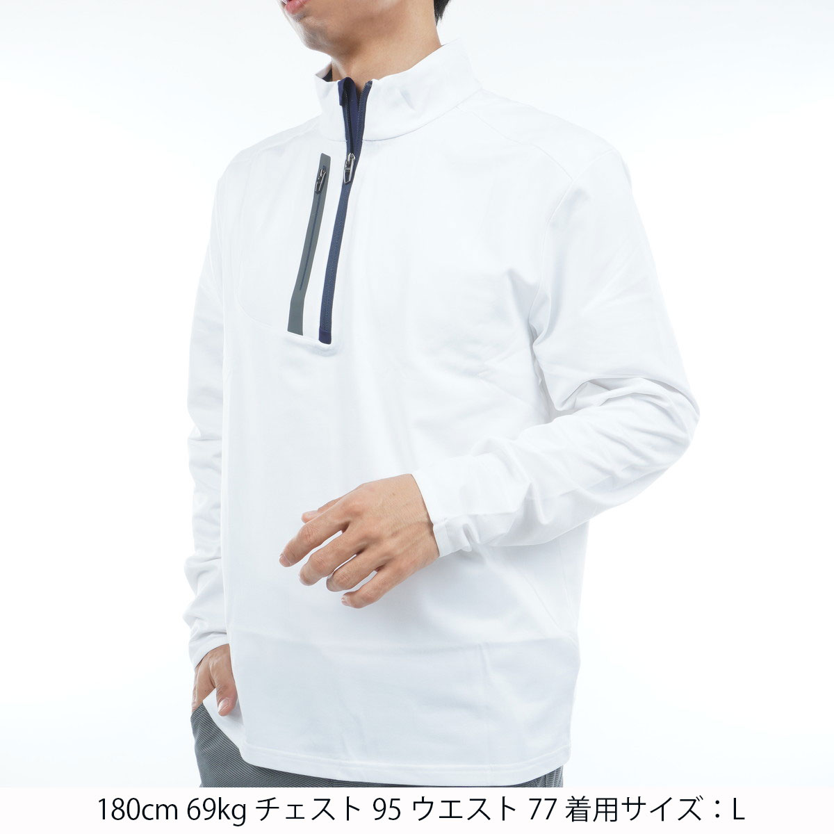 RLX ストレッチ ジャージープルオーバー(中間着(セーター、トレーナー