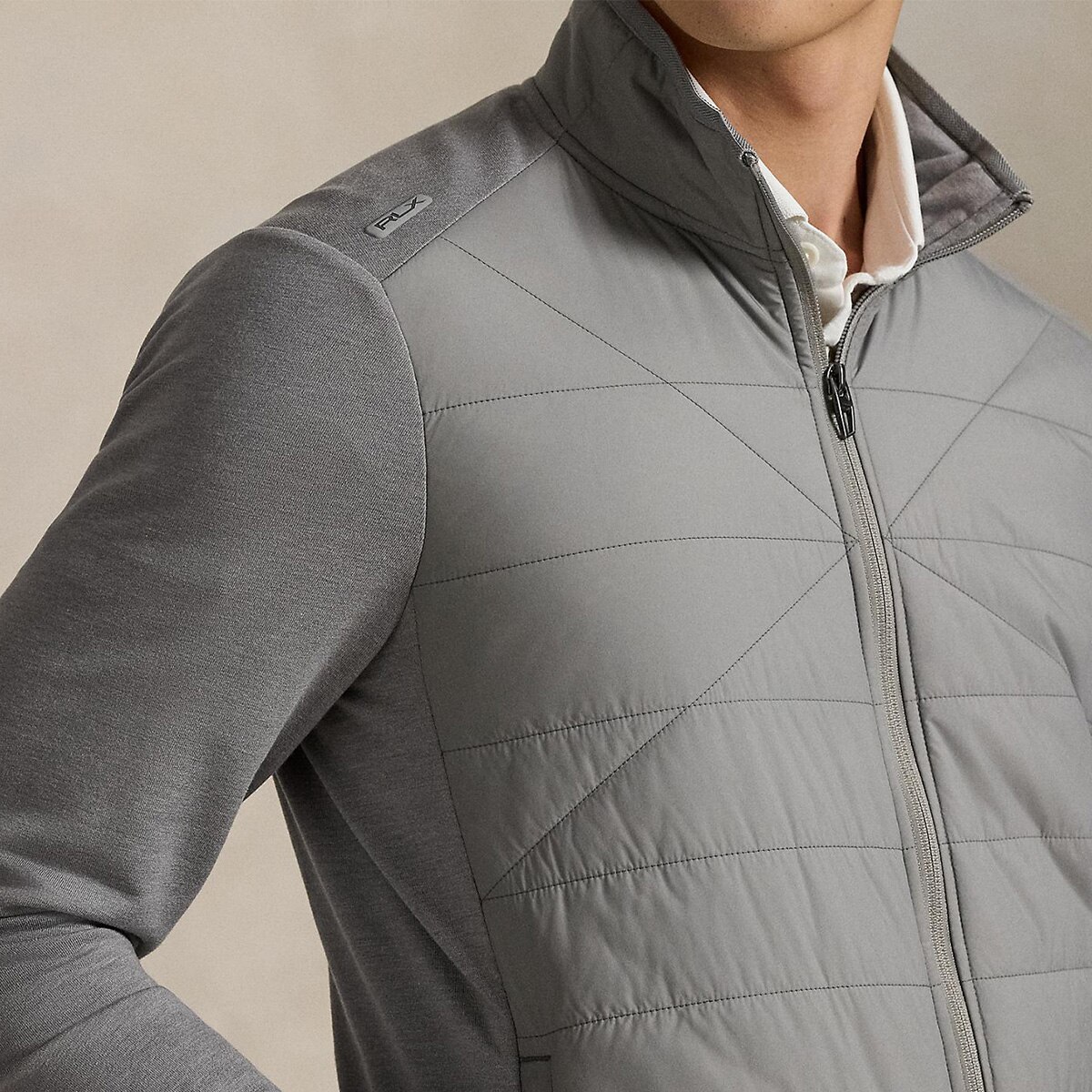 RLX ストレッチ ハイブリッド モックネックジャケット(アウター