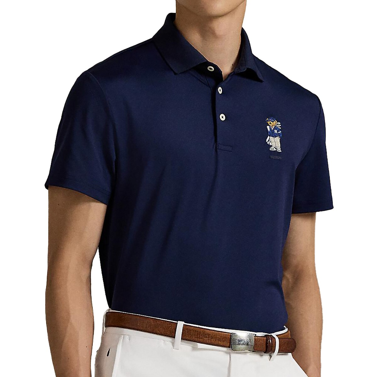 RLX ストレッチ テーラード フィット Poloベア 半袖ポロシャツ(半袖