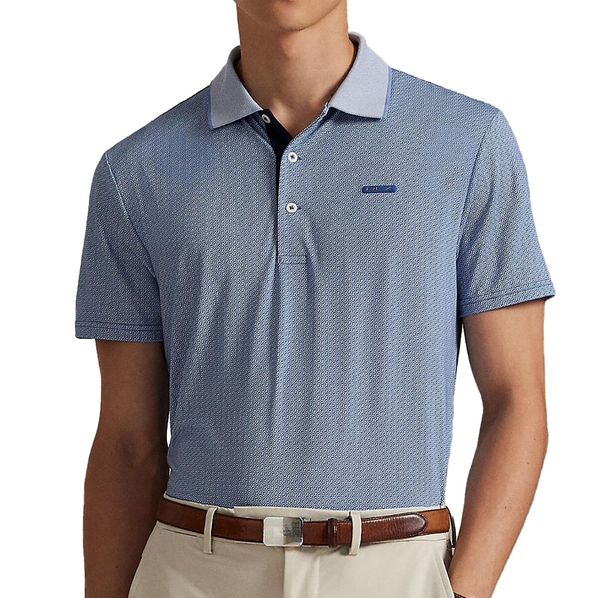 RLX ストレッチ テーラード フィット パフォーマンス リブカラー半袖