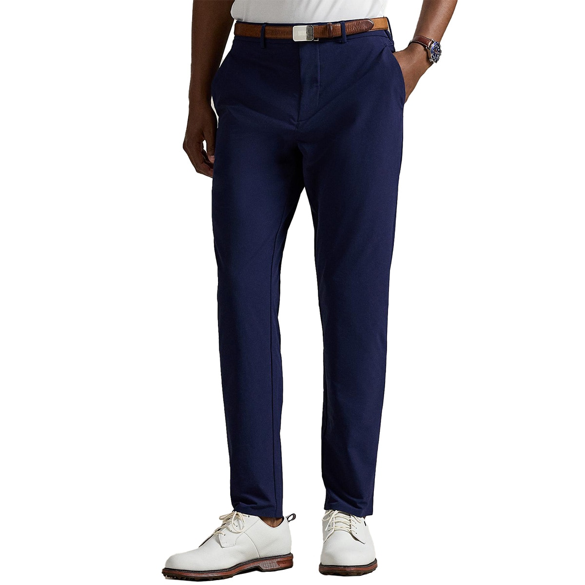 POLO GOLF Ralph Lauren リネン タックパンツ ネイビー ポロ ゴルフ パンツ (ラルフローレン) 通販|GDOゴルフショップ
