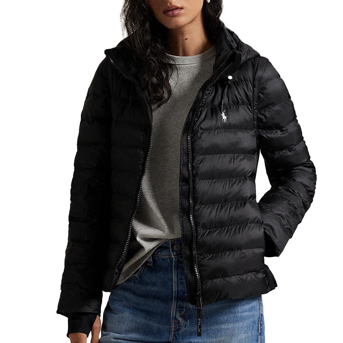 RLX 4WAY コンバーチブル キルテッドジャケット レディス