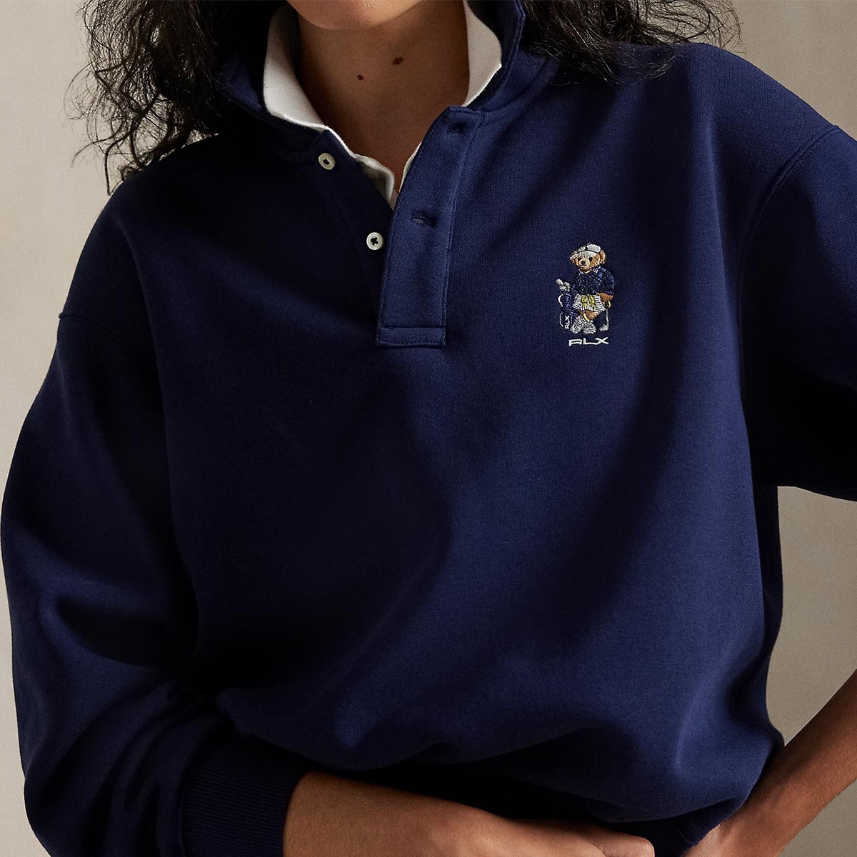 RLX Poloベア フリース 長袖ポロシャツ レディス(長袖シャツ