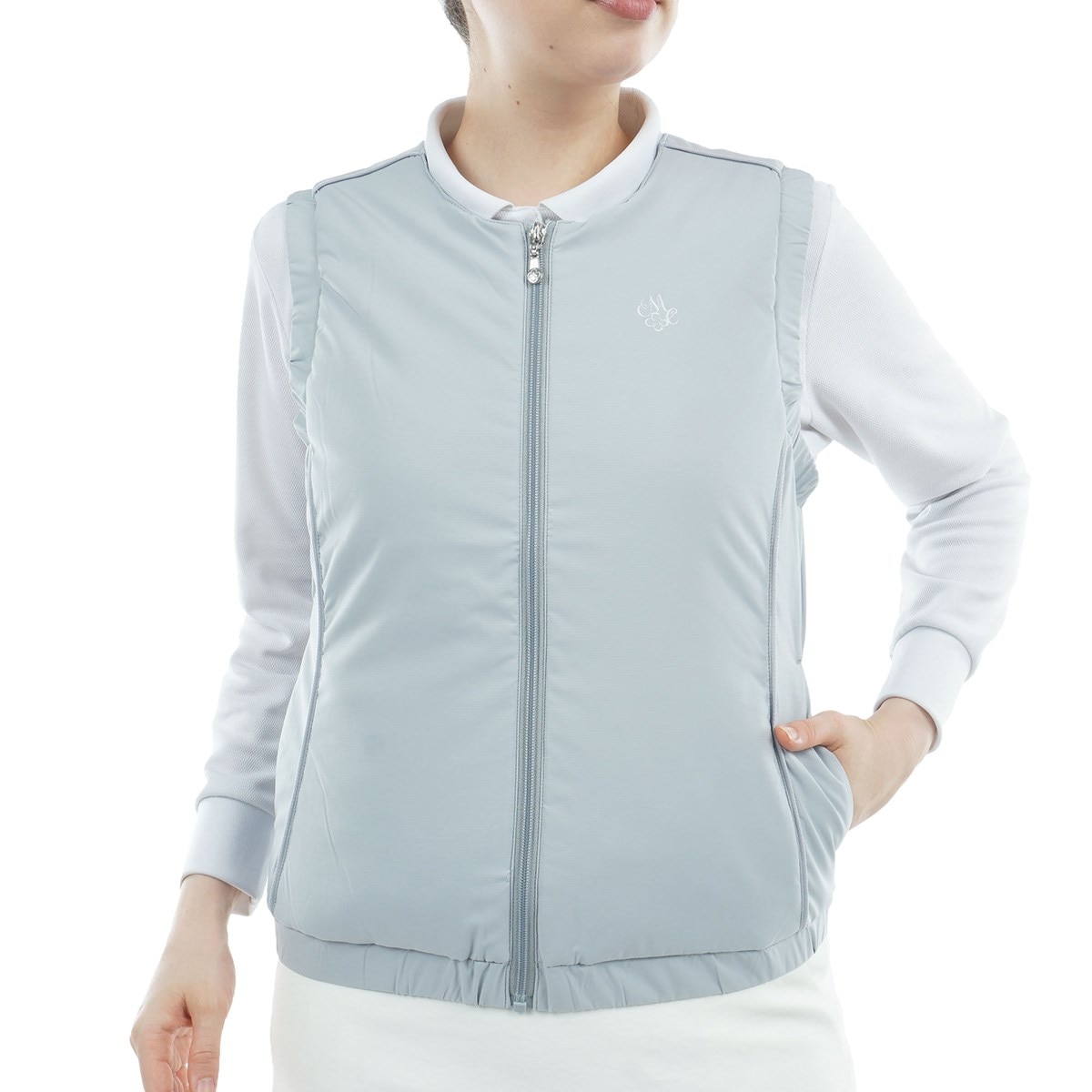 ストレッチ 軽量 中綿ベスト レディス(ベスト)|marie claire(マリ