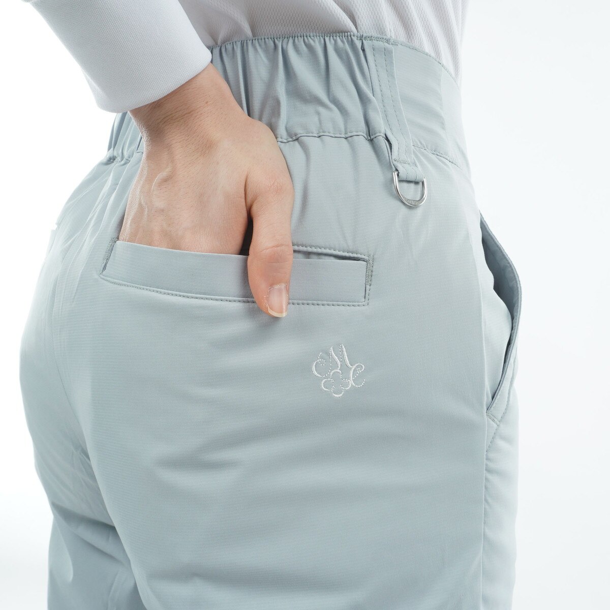 ストレッチ 軽量 中綿キュロットパンツ レディス(ハーフパンツ)|marie