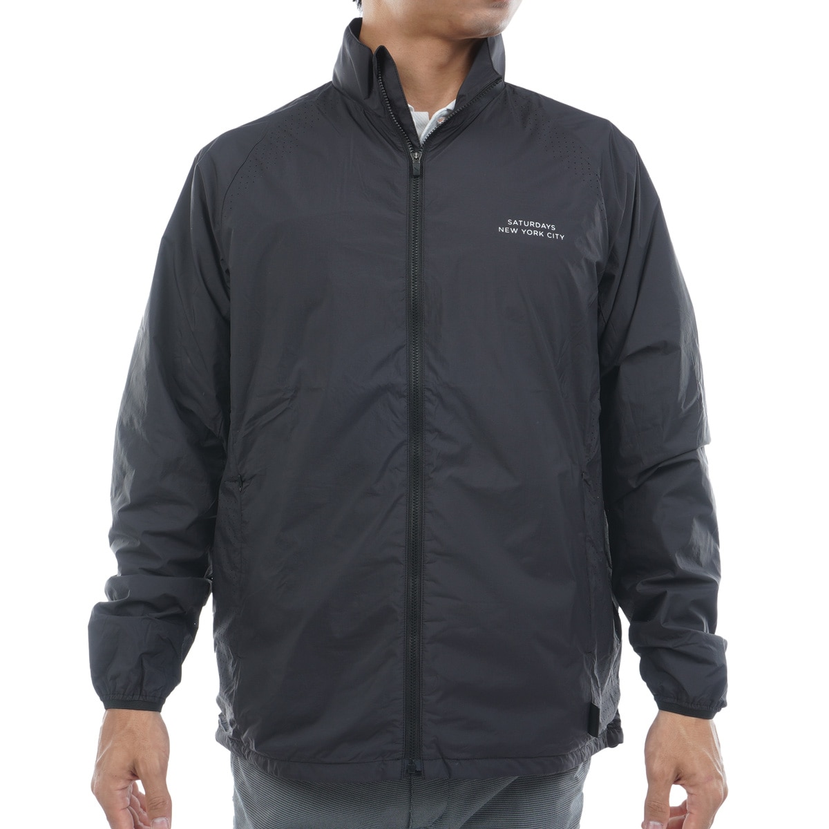 ✨未使用タグ付き✨サタデーズニューヨークシティ　長袖　モックネック　ゴルフウェア サタデーズニューヨークシティ ゴルフウェア 長袖モックネック M