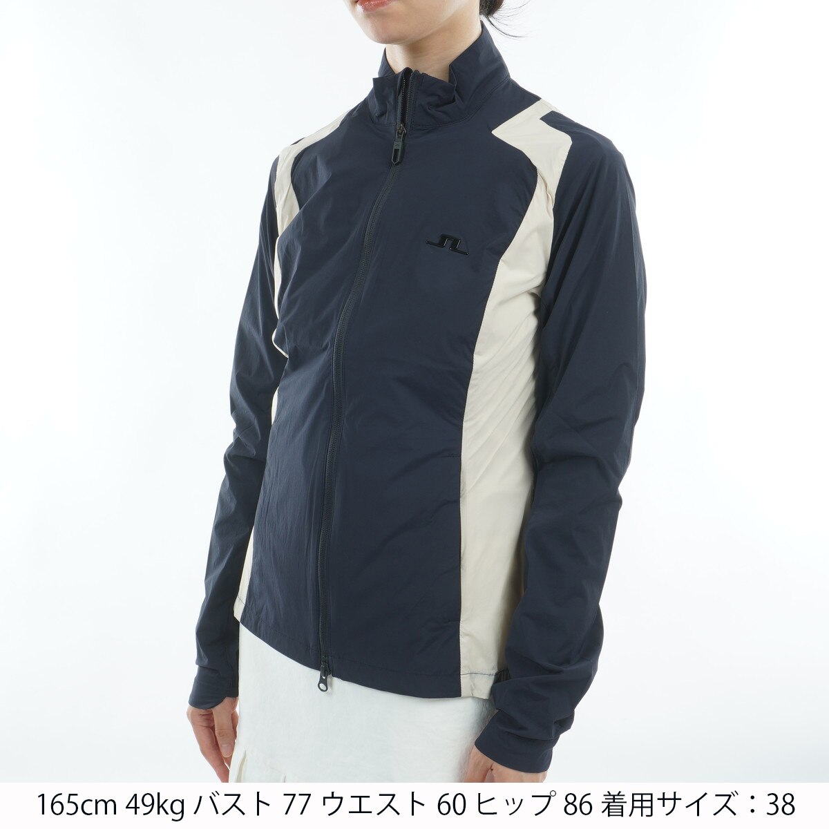 ストレッチ カラーブロックウインドジャケット レディス(アウター