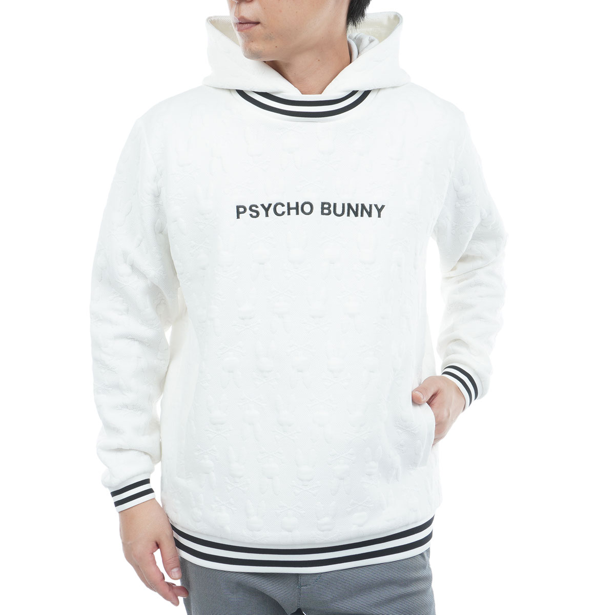 GOLF エンボスジャカードパーカー(中間着(セーター、トレーナー