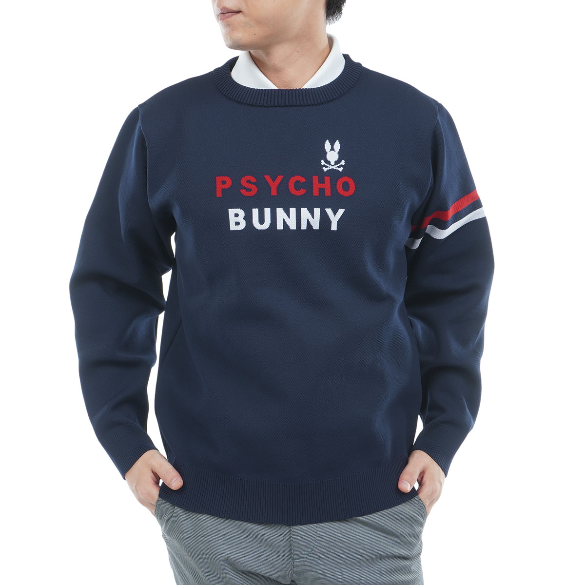 サイコバニーメンズゴルフウェア Psycho Bunny サイコバニー ゴルフ 4WAY ストレッチ ウィンド
