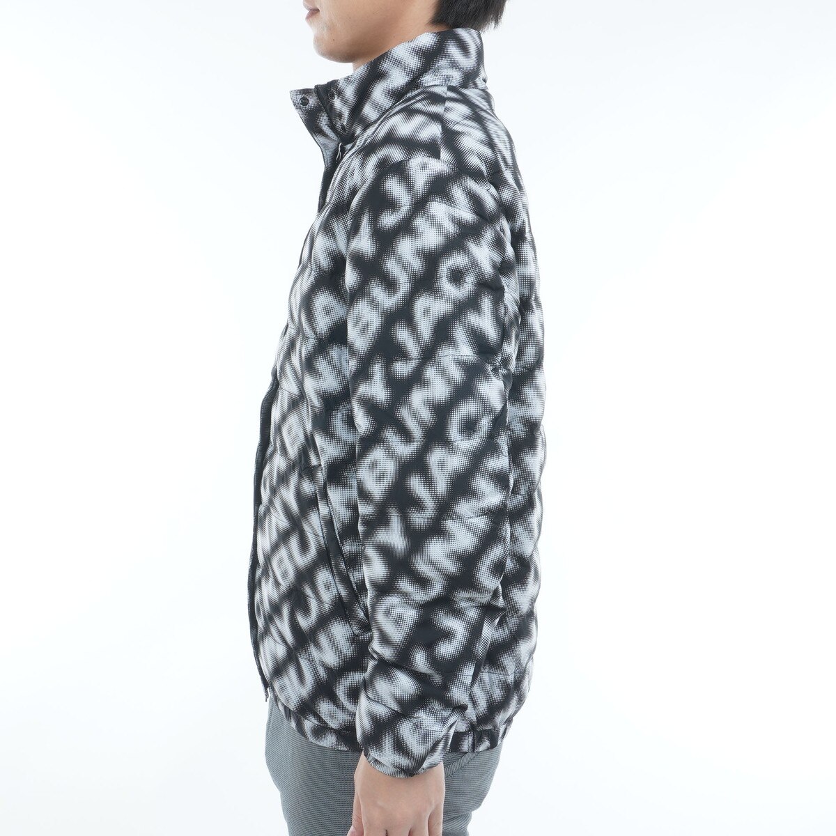 薄中綿ジップアップブルゾン(アウター(ブルゾン、ウインド、ジャケット