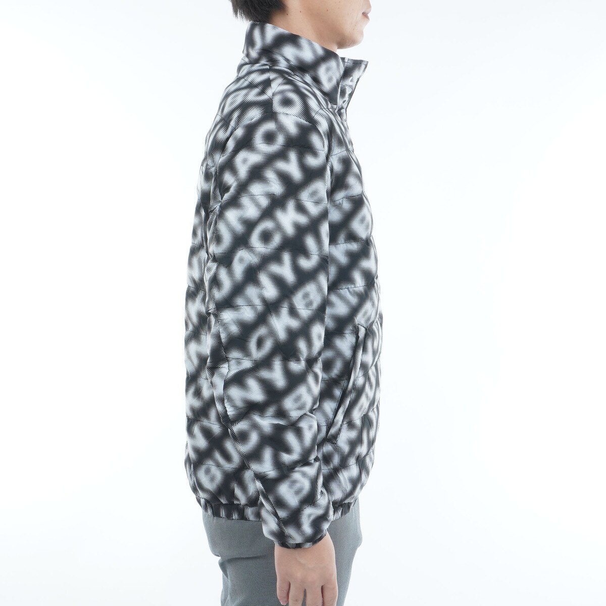 薄中綿ジップアップブルゾン(アウター(ブルゾン、ウインド、ジャケット