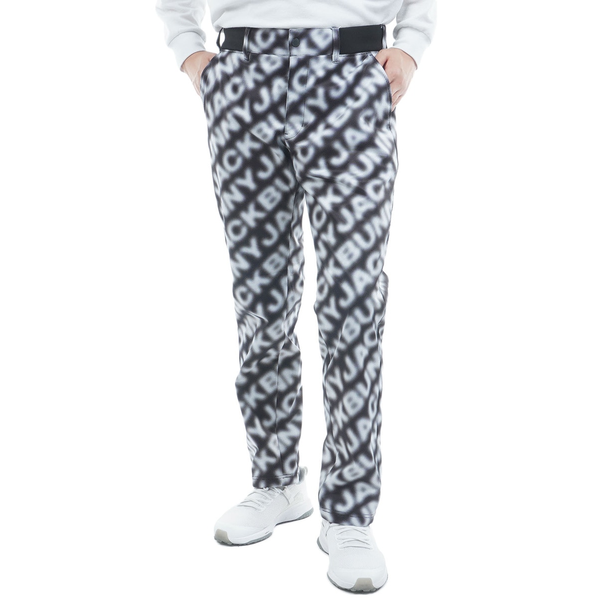 美品✨Jack Bunny!! ゴルフ パンツ メンズ 総柄 マルチカラー M 1240001184426_2.jpg