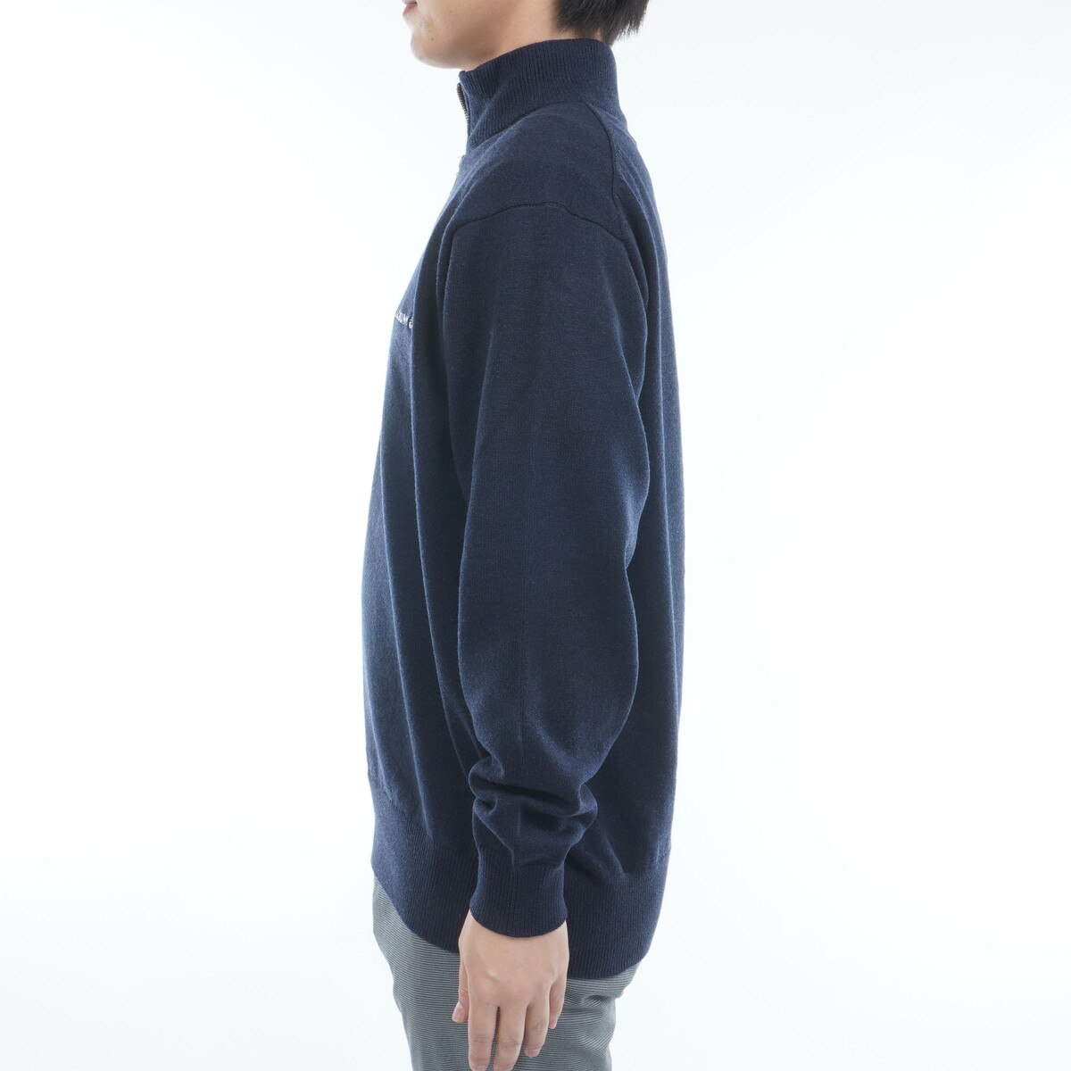 ドラえもん ダブルジャカード ハーフジップセーター(中間着(セーター