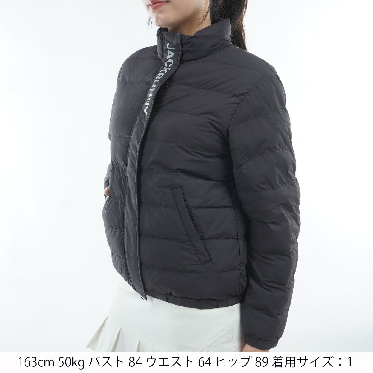 薄中綿ジップアップブルゾン レディス(アウター(ブルゾン、ウインド