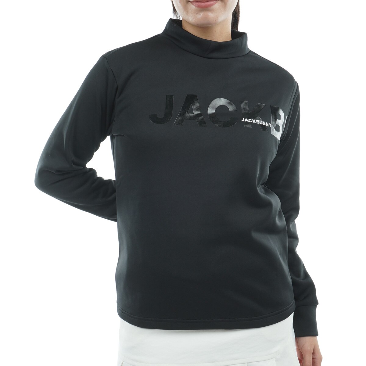 新品未使用品 ジャックバニー　長袖ポロシャツ　レディース ブラック KARUISHI 長袖シャツ レディス(長袖シャツ・ポロシャツ)|Jack