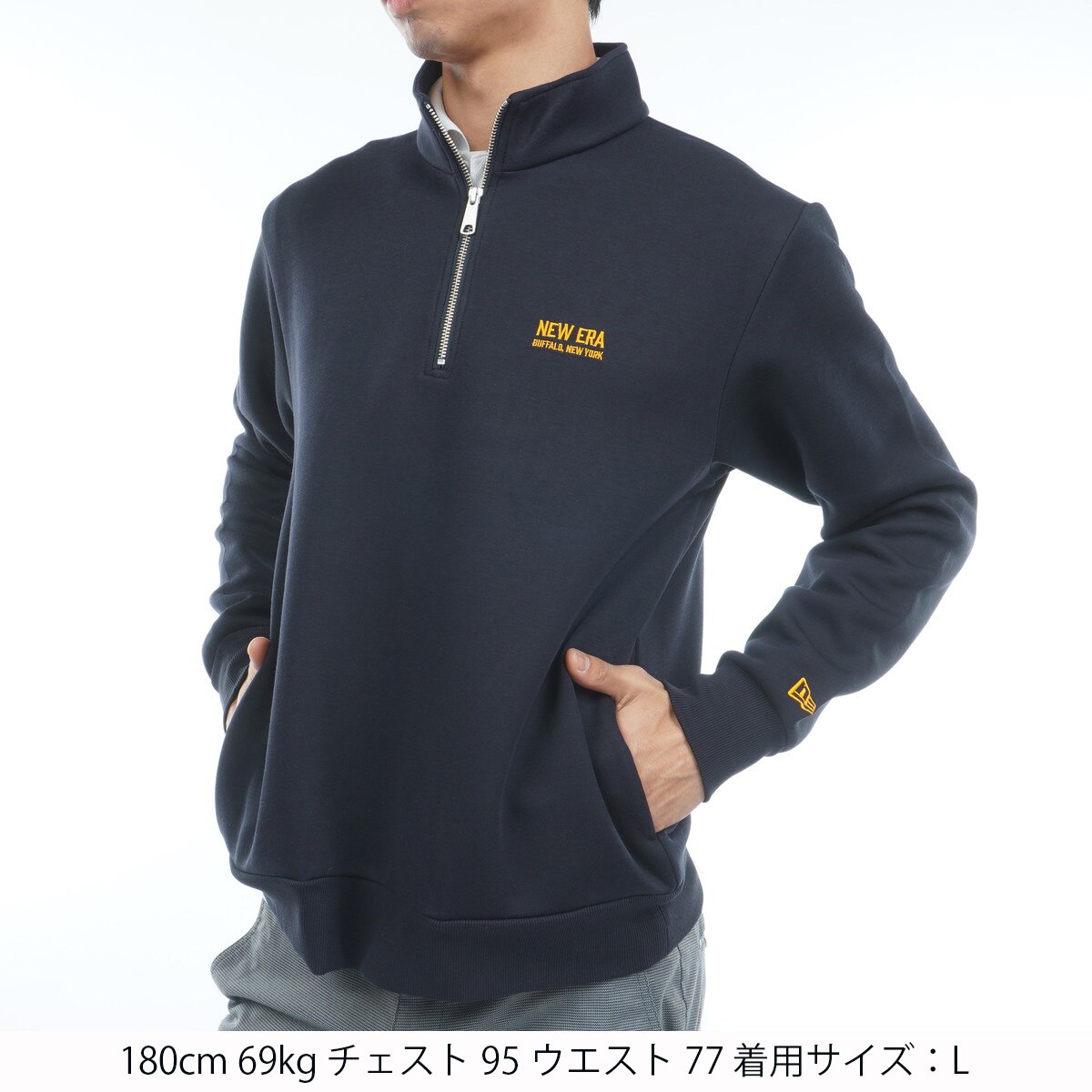 GF テックスウェットハーフジッププルオーバー(中間着(セーター